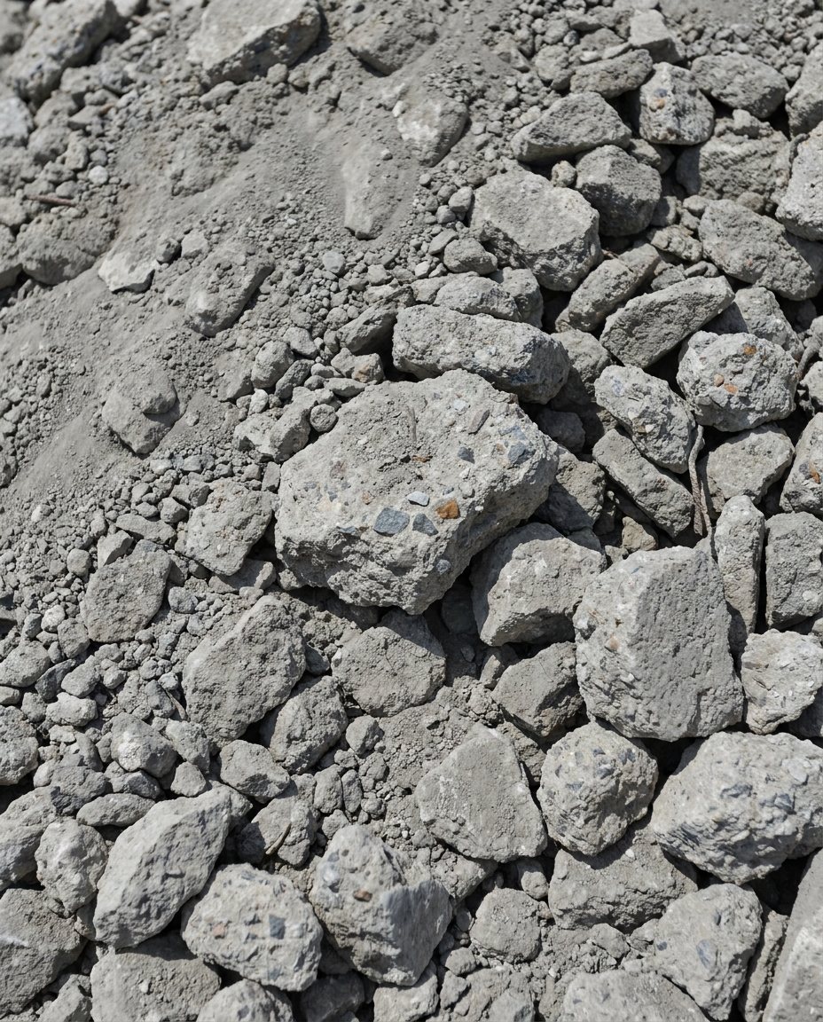 Crushed concrete